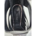 White House | Black Market  Pewter Leather Chandler Caged Gladiator Stiletto 6.5 Photo 10