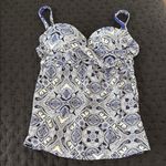 Soma Navy, Royal and White Bustier Swim Top Size undefined Photo 0