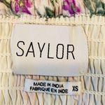 Saylor Floral puff sleeve cropped top. Size XS Photo 6