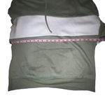 Abound  WOMEN GREEN WHITE COLOR BLOCK HOODED PULLOVER SWEATSHIRT‎ SIZE SMALL NEW Photo 2