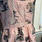 Burlapp Farmhouse Scene Pink Dress (M) Size M Photo 5