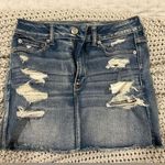 American Eagle DENIM SKIRT HIGH-WAISTED  AE NE(X)T LEVEL Photo 0