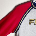 FILA  Rafaella gold sparkle colorblock sweatshirt size M Photo 5