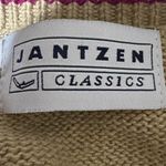 Vintage fall Squirrel Sweater Vest Ramie Cotton 90s Fall Knit small embroidered Tan Photo 3