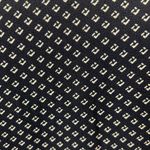 Loft Ann Taylor  Scoop Neck Navy Blue Diamond Pattern 3/4 Sleeve Top Size XL Photo 2