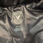 American Eagle  Down Puffer Vest Faux Fur Removable Zipper Hood Women's Medium Photo 4