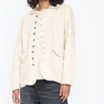 Free People x Sandrine Rose Empire Oversized Denim Jacket in Dust sz M NWT Photo 3