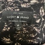 Lucky Brand  long sleeve tie vneck floral top Photo 2