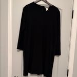 H&M  Elegant Black Long Sleeve Dress Photo 1