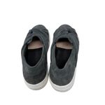 Maje  Grey Suede Leather Knotted Slip On Platform Sneaker Capsole Women 40 US 9.5 Photo 2