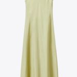 ZARA  green slip dress with low back Photo 0