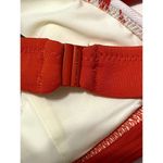 Solid & Striped  The Morgan  Scoop Neck Bikini Top‎ In Lipstick Red Gingham XL Photo 6