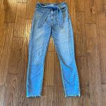 Abercrombie & Fitch  ultra high rise skinny tie waist jeans 25/0 Photo 1