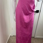 Meshki  pink halter maxi dress with slit Size Small. #339 Photo 6