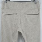 Athleta  Delancey Skyline Tight Braiden Cream‎ Textured Pull On Pants Size Large Photo 7