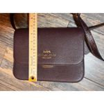 Coach  C6777 Snake Embossed Cross Body Metallic Cherry Oxblood Pebbled Leather Photo 15