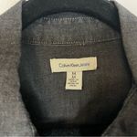 Calvin Klein Like new Women Jeans black denim button ups Photo 2