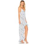 Lovers + Friends ‎ Meadow Floral Ruffle Hi Low Ahamani Maxi Dress Multicolor XS Photo 5