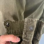 Banana Republic  Ruffle Utility Army Green Jacket Size XS Photo 13