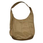 Lucky Brand  Leather Hobo Bag Patti Shoulder Bag‎ Beige Everyday Casual Purse Photo 6