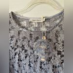 Simply Couture  Lavender Violet Scallop Floral Lace Dress Photo 1