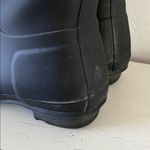 Hunter  Original Short Back Adjustable Rain Boots Black Women’s Size 10 Photo 6