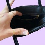 Vintage y2k small velvet handbag purse with rhinestones 🔥 Black Photo 1