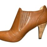 Audrey Brooke Avignon Ankle Boots Women’s 9 Tan Brown Leather Heeled Booties Photo 2