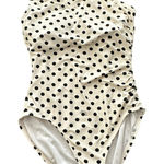 Kate Spade  one shoulder buckle polka dot print one piece swimsuit Photo 0