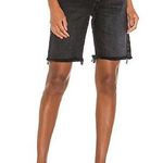 AGOLDE Black Denim 90s Mid-Rise Loose Shorts Photo 0