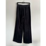 Gianni Bini giannai bini wide leg crop pants velour velvet pull on elastic waistband black S Photo 1
