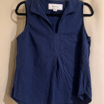 Tommy Bahama  Navy Blue  Sleeveless Blouse Photo 0