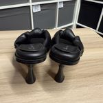 Circus NY by Sam Edelman Chic Black Square Toe Chunky Heeled Slade Sandals Size 7.5 Photo 4