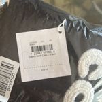 Coach Hand Knit Cable Scarf Black NWT Photo 2