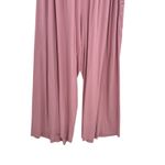 Free People Downtime Wide Leg Pants Bow Detail Lounge Rose Pink Size XS Photo 5
