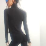 Free People Movement Tempo Ribbed Turtleneck Size L Black Size L Photo 2