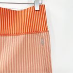 Free People NEW Movement High Waist Ribbed Bike Shorts M/L Orange Photo 3