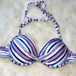 Victoria's Secret Victoria’s Secret Pastel Striped Bikini Top Photo 0