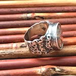 Silpada  Sterling Silver Fine Print Ring Size 6.5 Photo 6
