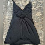 Urban Outfitters V-Neck Button-Front Slip Dress Photo 5