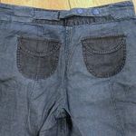 Marc Jacobs  Womens S Small Wide Leg Crop Jeans Denim Pants Boho Hippie Photo 4