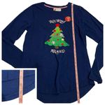 Poof! NWOT Poof! Rockin’ Around Light Up Long Sleeve Tee - Blue - Large Photo 3