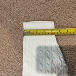 Women's 3/4 sleeve knitted cardigan with hood White Photo 6