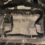 MAY TREE Clear Tote Shoulder Stadium Bag with Black Trim 11X4X15 Photo 6