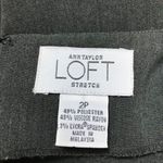 Ann Taylor  LOFT Gray Skirt Petite Sz 2 Stretch Photo 2