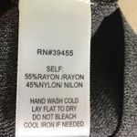 Wow Couture gray Mockneck fitted Midi dress with frilled sleeve Sz. Med EUC Photo 5