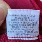 Dress Barn Red Corduroy Collard Long Sleeve Button Down Metal Sz 18/19 98% Cotton Photo 10