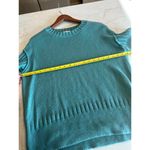 Zaket & Plover Pearl Stitch Wool Blend Knit Sweater in Lagoon Blue Women’s Small Photo 7