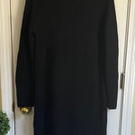 J.Crew  Classic Black Preppy, Boho Long Sleeve Sweater Dress Photo 0