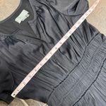 Anthropologie  Somerset Satin Short Sleeve Long Maxi Dress Black XS Photo 10